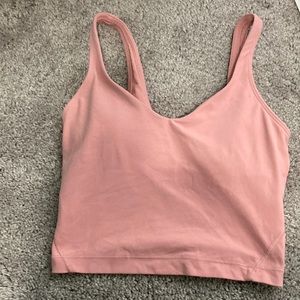 lululemon- like new- align tank savannah pink